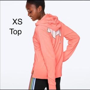 New Pink hoodie tee